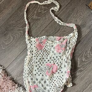 Free People Floral Polka Dot Shoulder Bag